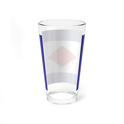 Wightlink-house-flag (United Kingdom) Pint Glass 16oz