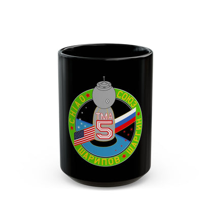 Soyuz TMA-5 (Soyuz Programme) Black Coffee Mug