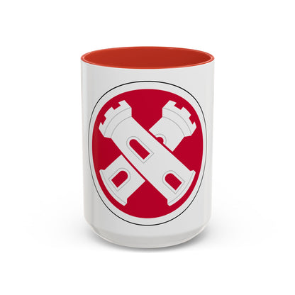 16th Engineer Brigade SSI (U.S. Army) Accent Coffee Mug