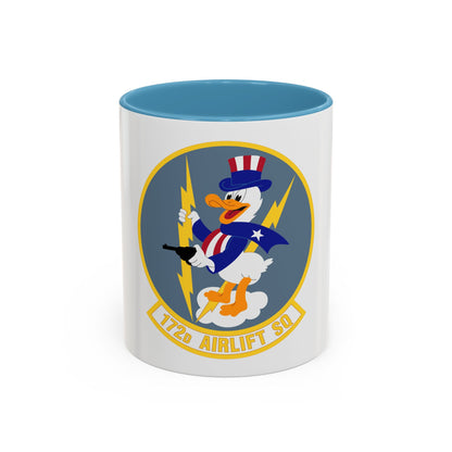 172d Airlift Squadron (U.S. Air Force) Accent Coffee Mug