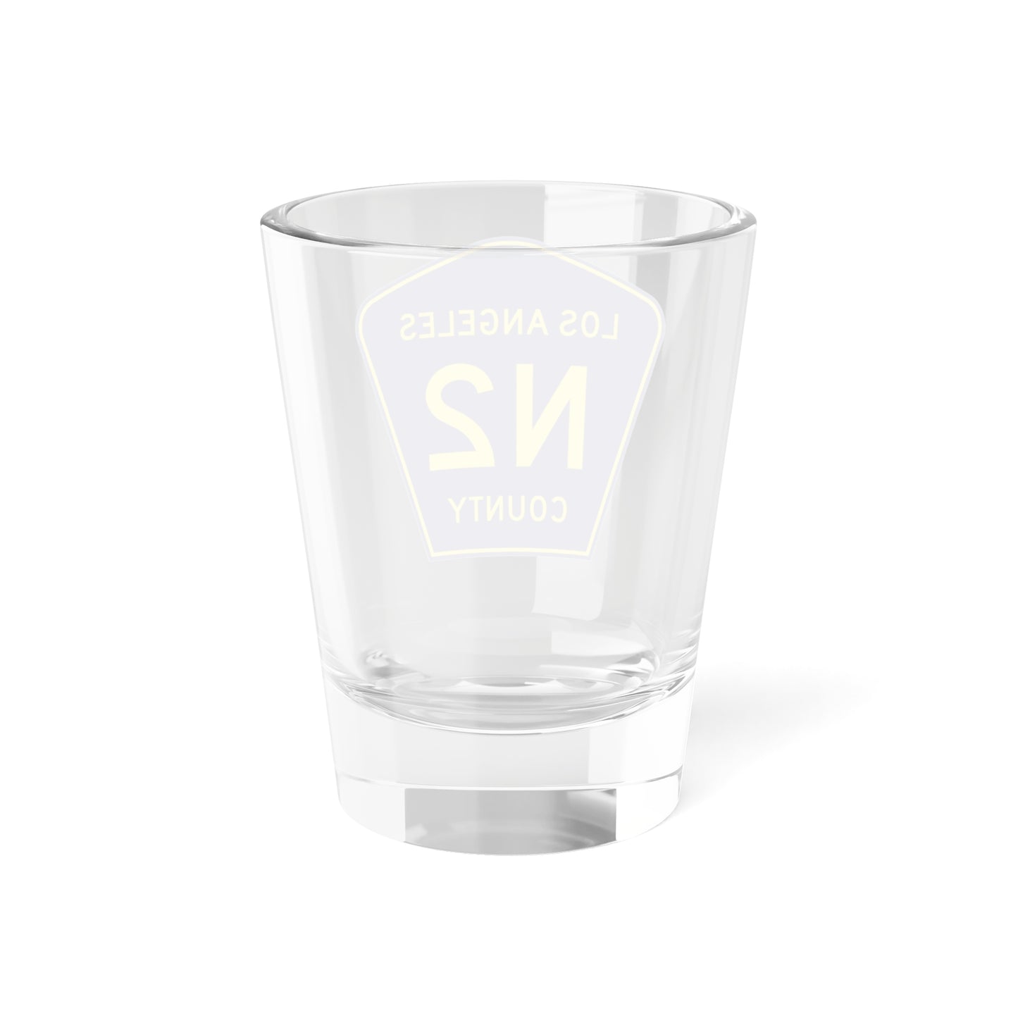Los Angeles County N2 (California) (Road Sign) Shot Glass 1.5oz