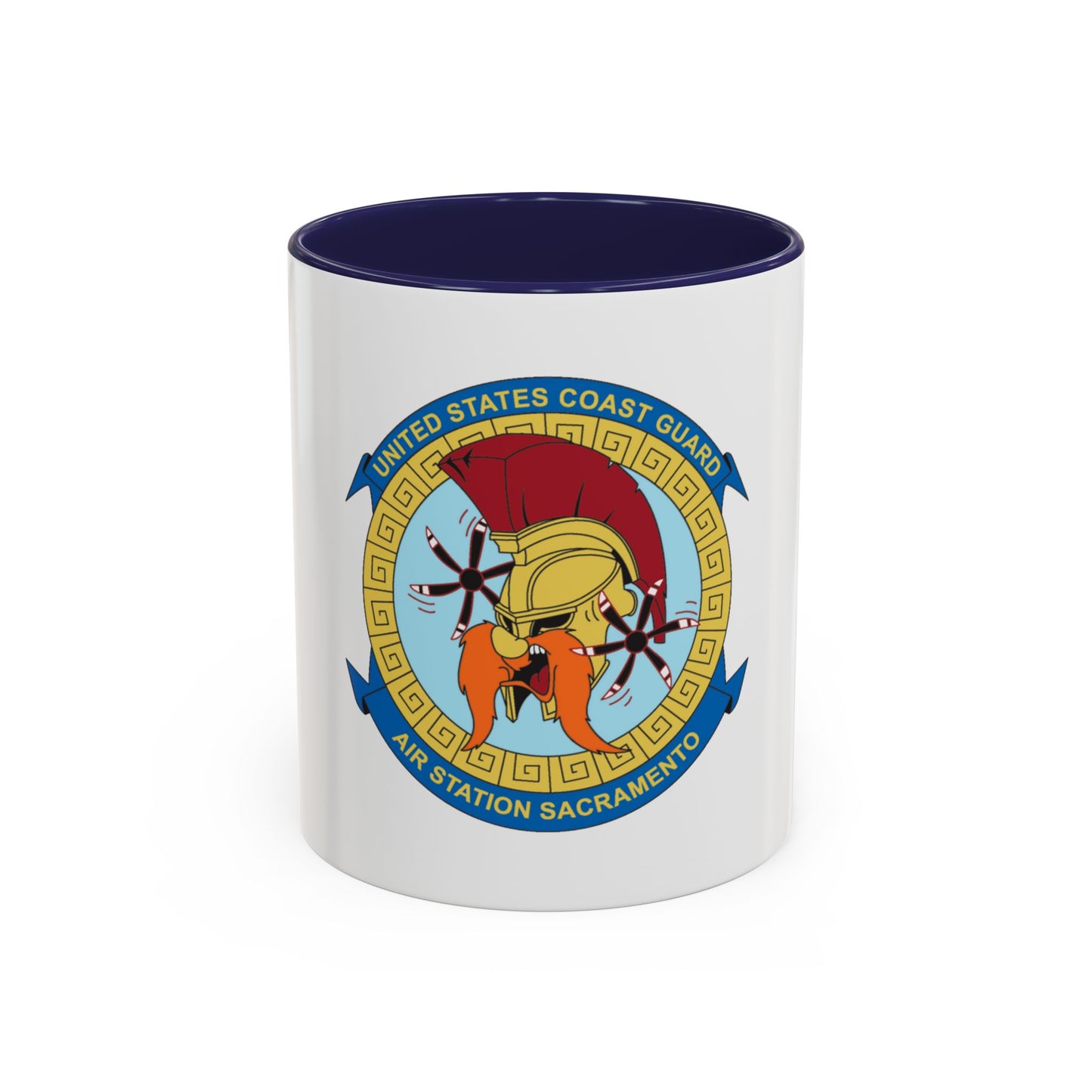 USCG AS Sacramento CA (U.S. Coast Guard) Accent Coffee Mug