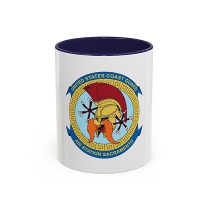 USCG AS Sacramento CA (U.S. Coast Guard) Accent Coffee Mug