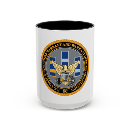 USCG CWO (U.S. Coast Guard) Accent Coffee Mug