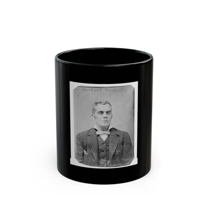 Michael Dunn, Half-Length Portrait, Facing Front (U.S. Civil War) Black Coffee Mug