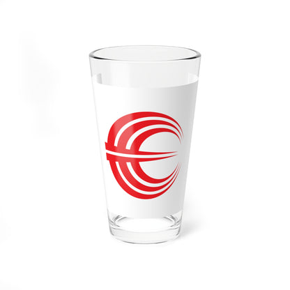 Flag of Oshamanbe Hokkaido (Japan) Pint Glass 16oz