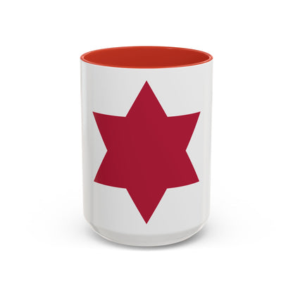 6th Infantry Division (U.S. Army) Accent Coffee Mug