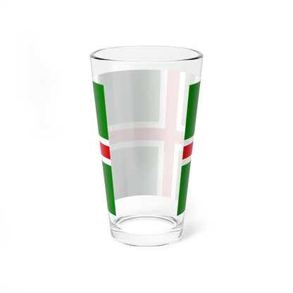 Flag of Smaland 5-8 (Sweden) Pint Glass 16oz