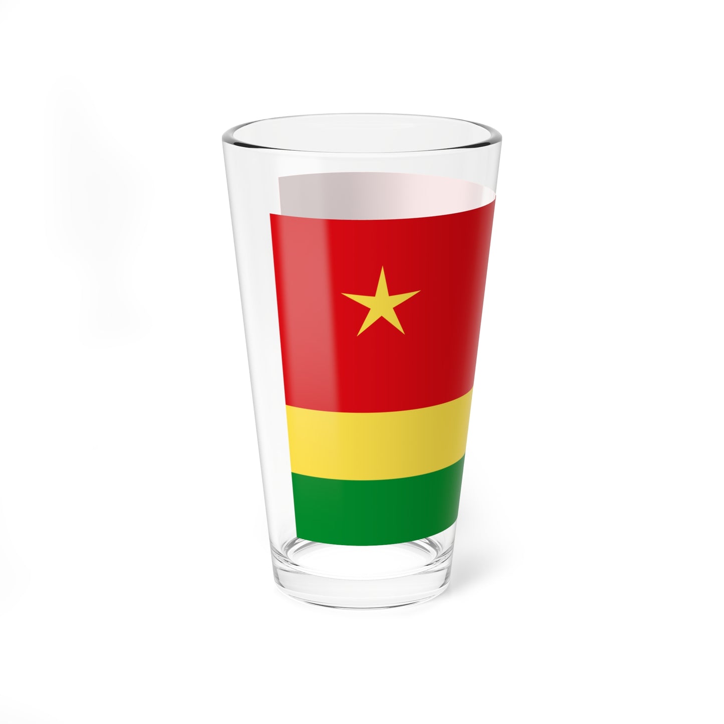 Proposed flag of Reunion Nationalist movement (France) Pint Glass 16oz