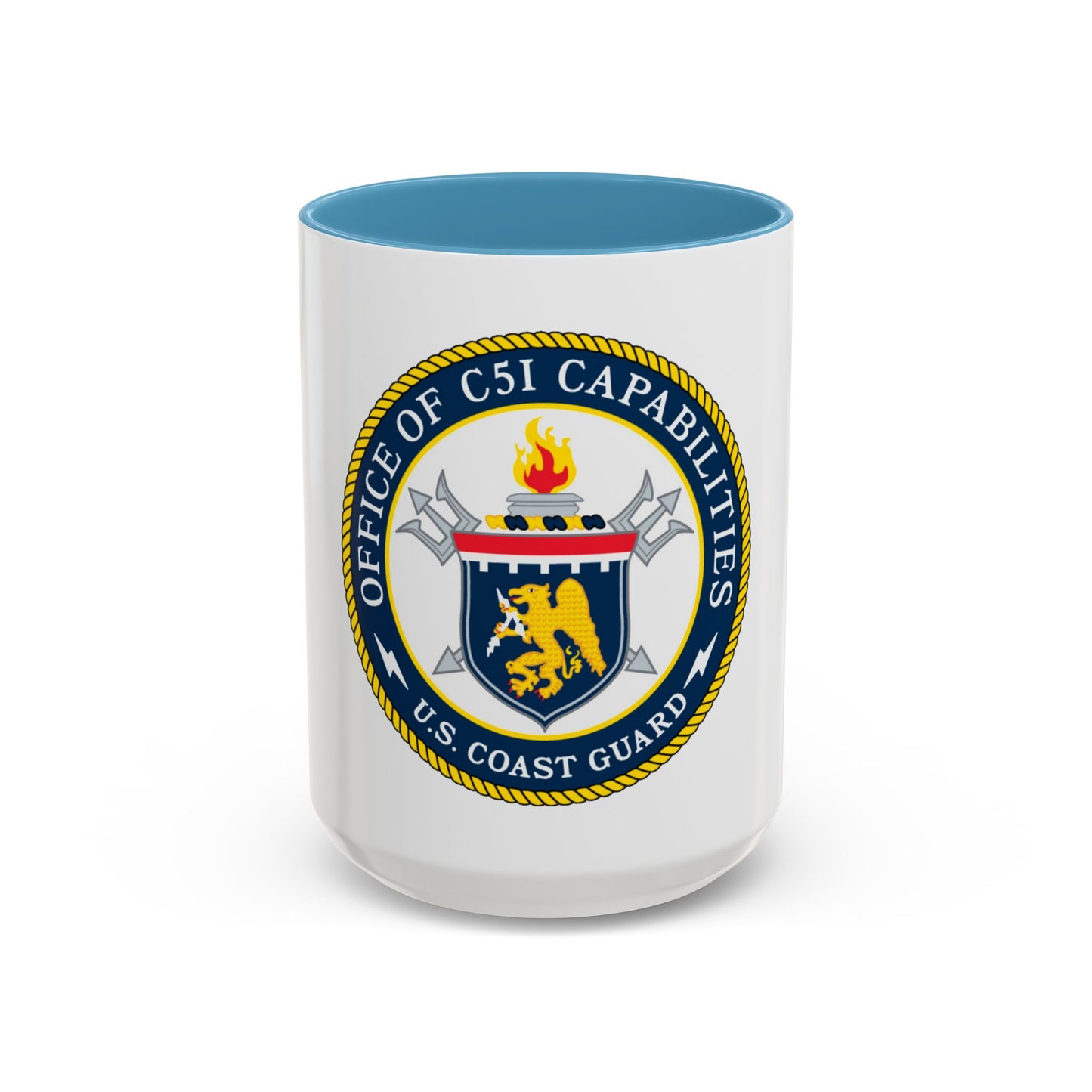 CG 761 Office of C5I Capabilities (U.S. Coast Guard) Accent Coffee Mug