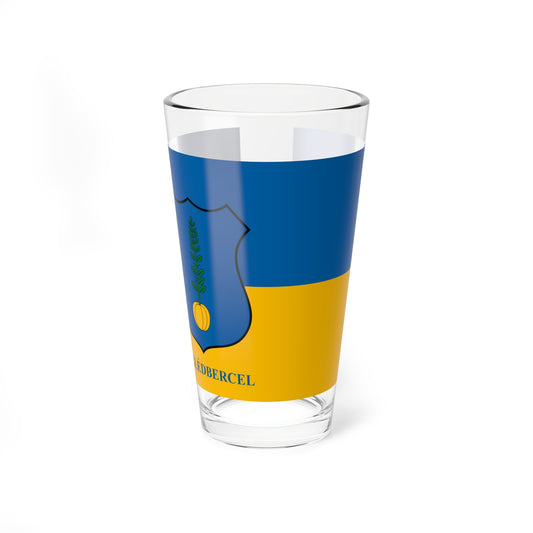 Flag of Cegledbercel (Hungary) Pint Glass 16oz