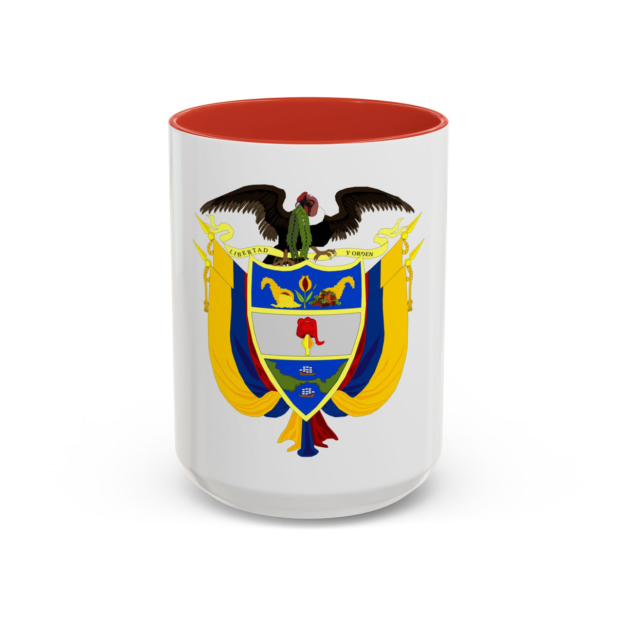 Coat of arms of Colombia 3 - Accent Coffee Mug