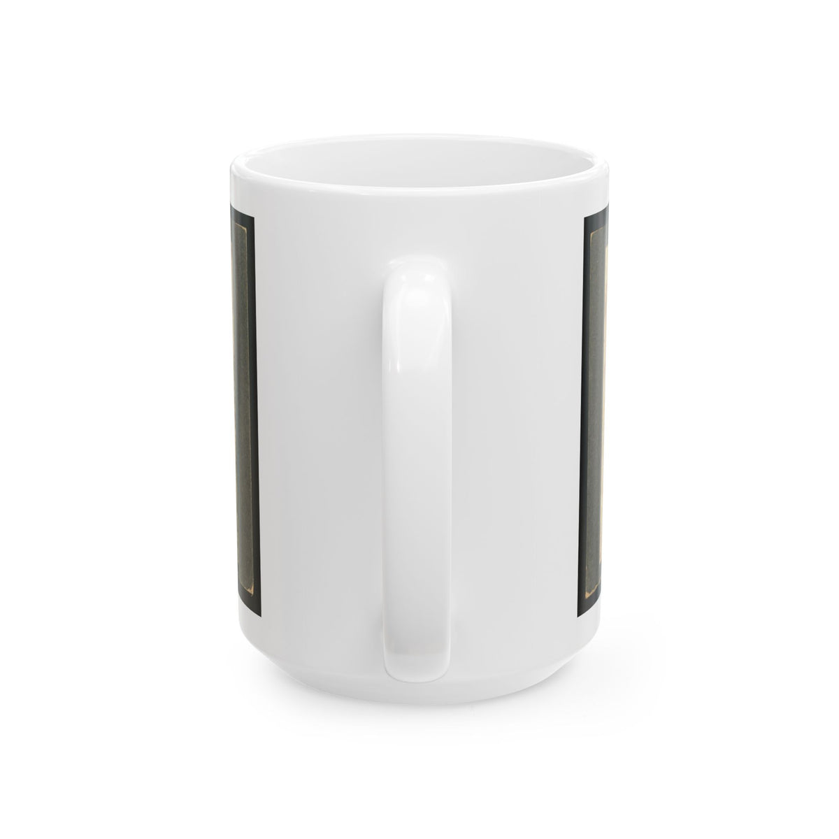 Dead Confederate Soldier In The Trenches Of Fort Mahone, Petersburg, Virginia 001 (U.S. Civil War) White Coffee Mug