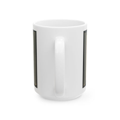 Dead Confederate Soldier In The Trenches Of Fort Mahone, Petersburg, Virginia 001 (U.S. Civil War) White Coffee Mug
