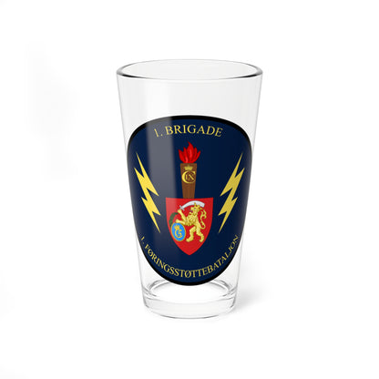Emblem for the I-FSR (Denmark) (Coat of Arms) Pint Glass 16oz