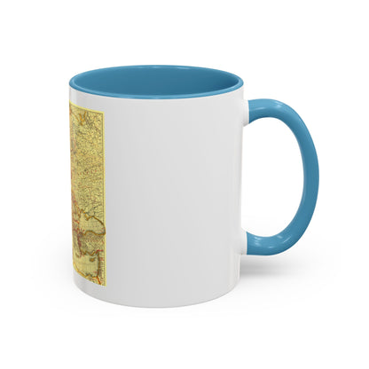 Europe, Peace Conference at Paris (1920) (Map) Accent Coffee Mug
