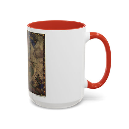 Map of Discovery- Eastern Hemisphere (1928) (Map) Accent Coffee Mug