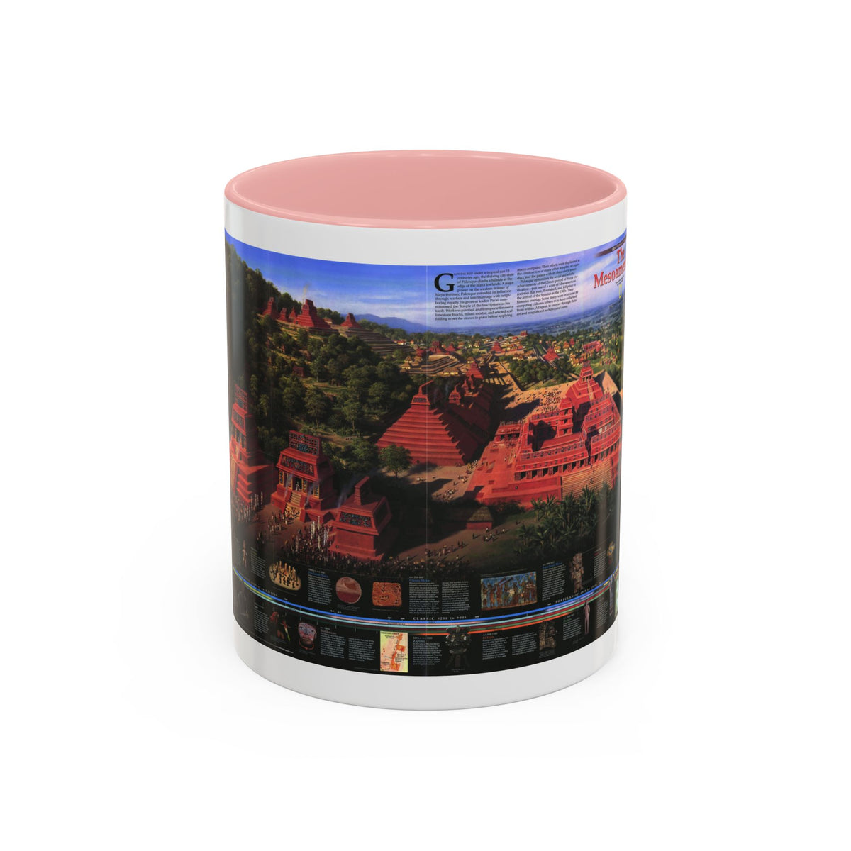 North America - The Mesoamericans (1997) (Map) Accent Coffee Mug