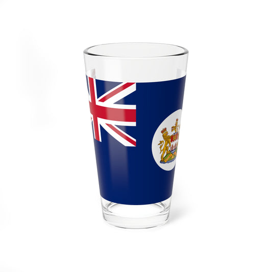 Flag of Hong Kong 1959-1997 2-3 (China) Pint Glass 16oz