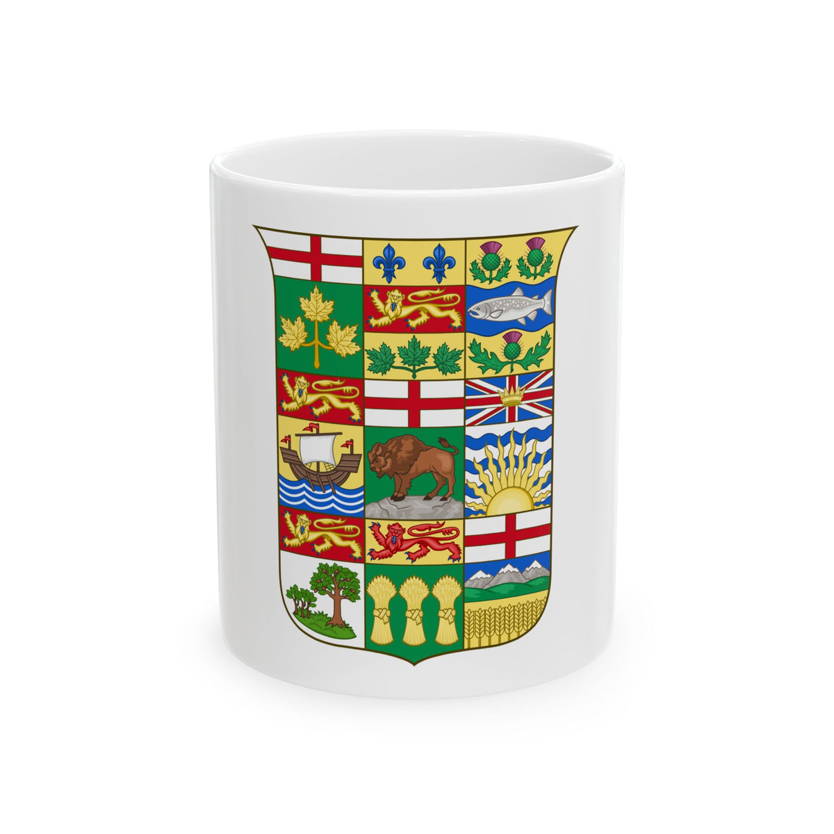 Arms of Canada 1907 - White Coffee Mug