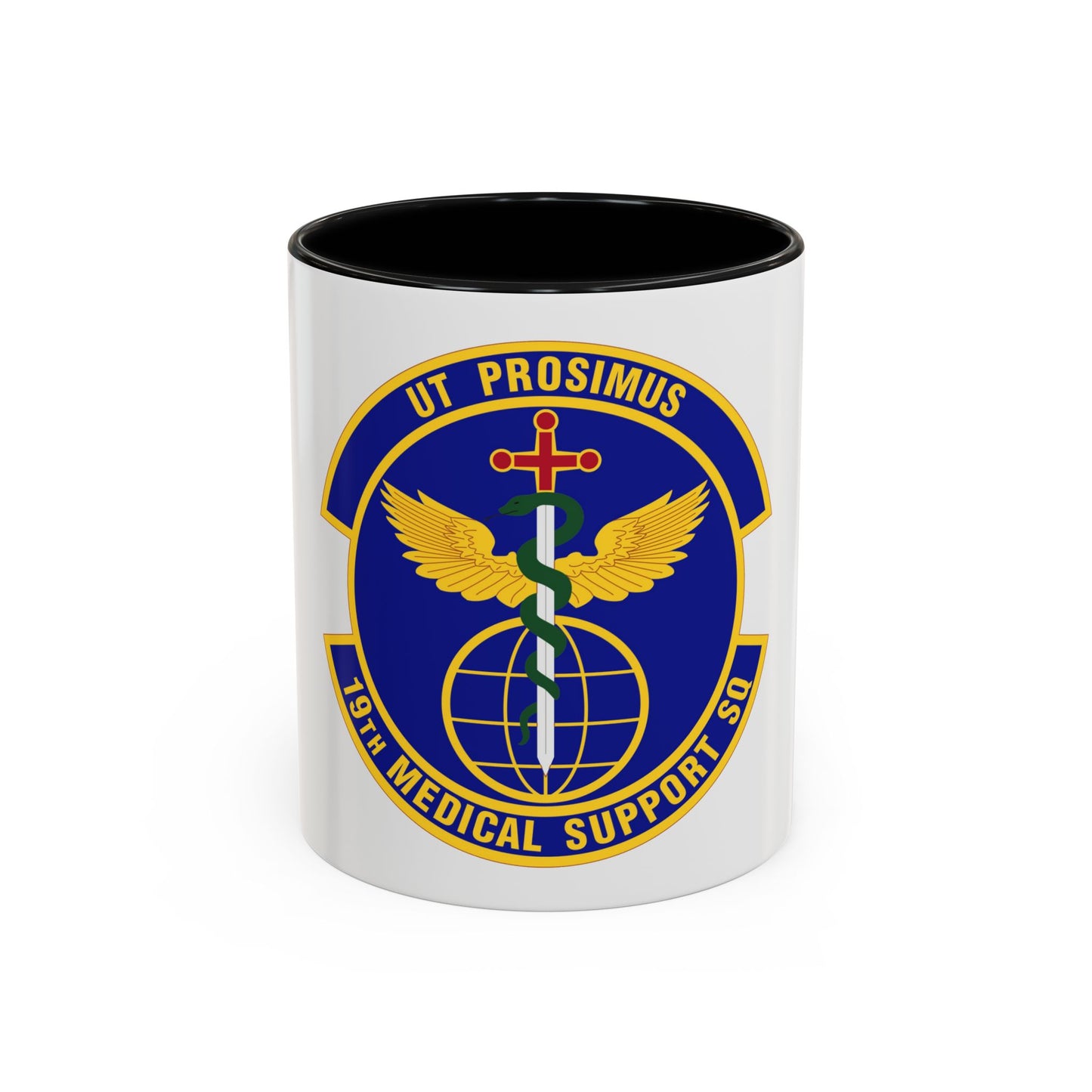 19th Medical Support Squadron (U.S. Air Force) Accent Coffee Mug