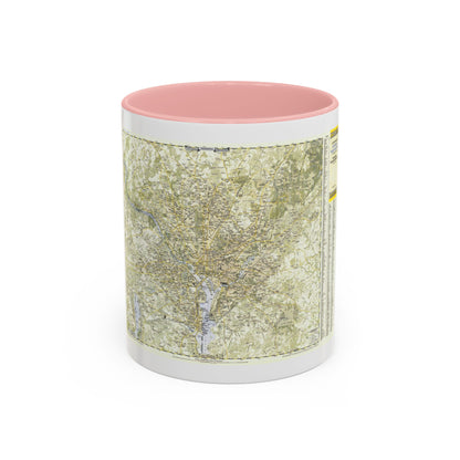 USA - Washington, Suburban (1948) (Map) Accent Coffee Mug