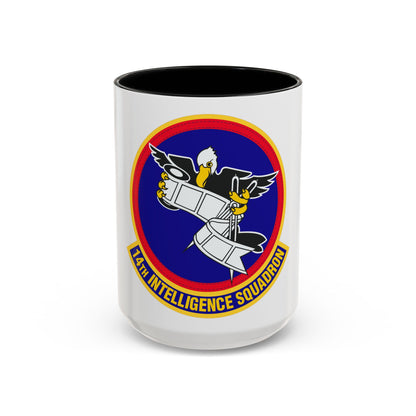 14 Intelligence Squadron AFRC (U.S. Air Force) Accent Coffee Mug