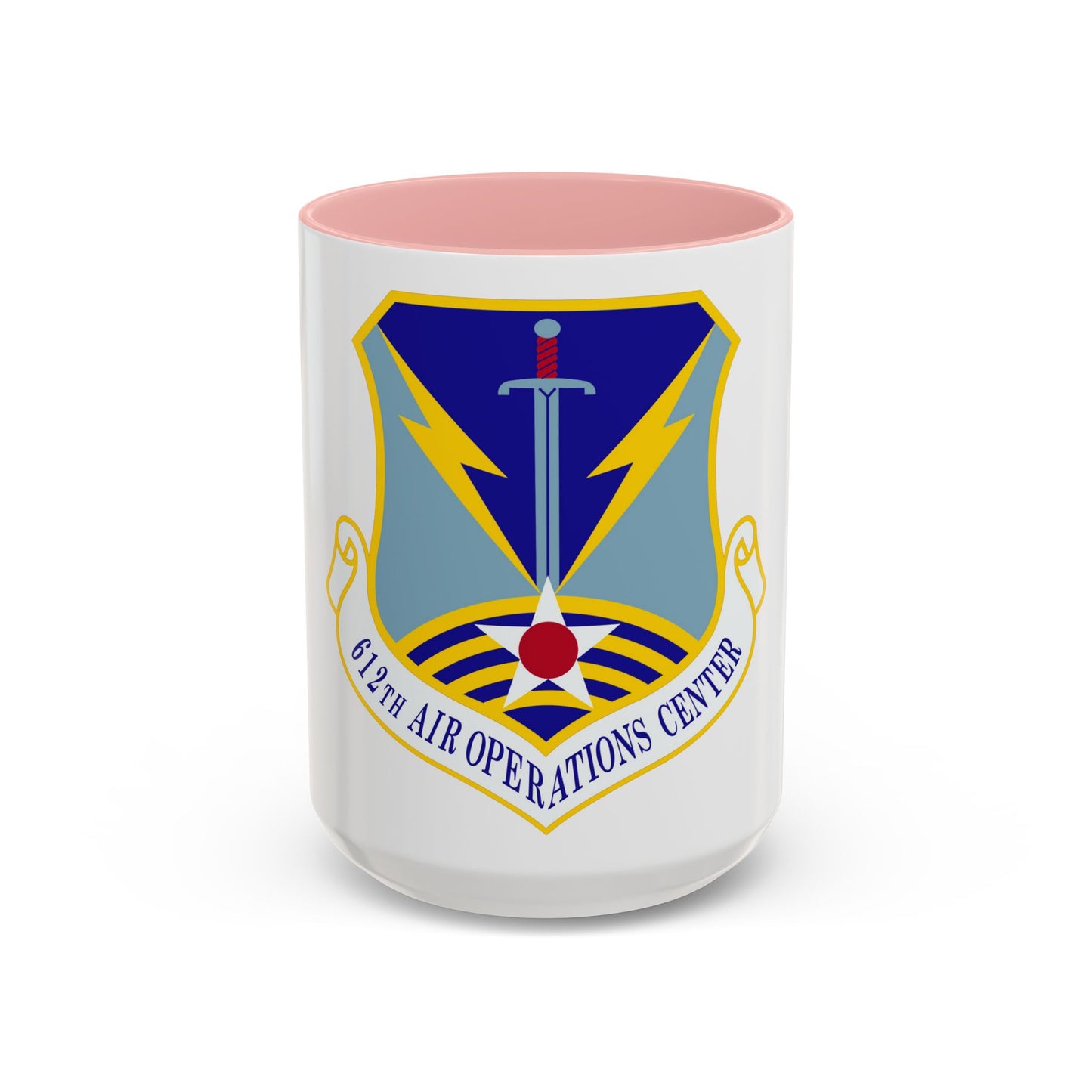 612 Air Operations Center ACC (U.S. Air Force) Accent Coffee Mug