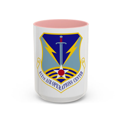 612 Air Operations Center ACC (U.S. Air Force) Accent Coffee Mug