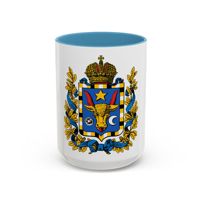 Coat of arms of Bessarabia Governorate 1878 - Accent Coffee Mug