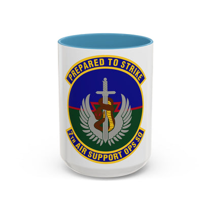 7th Air Support Operations Squadron (U.S. Air Force) Accent Coffee Mug