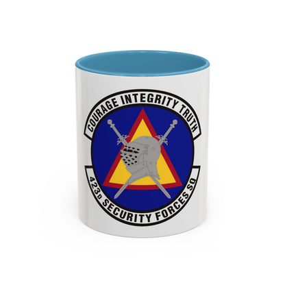 423d Security Forces Squadron (U.S. Air Force) Accent Coffee Mug