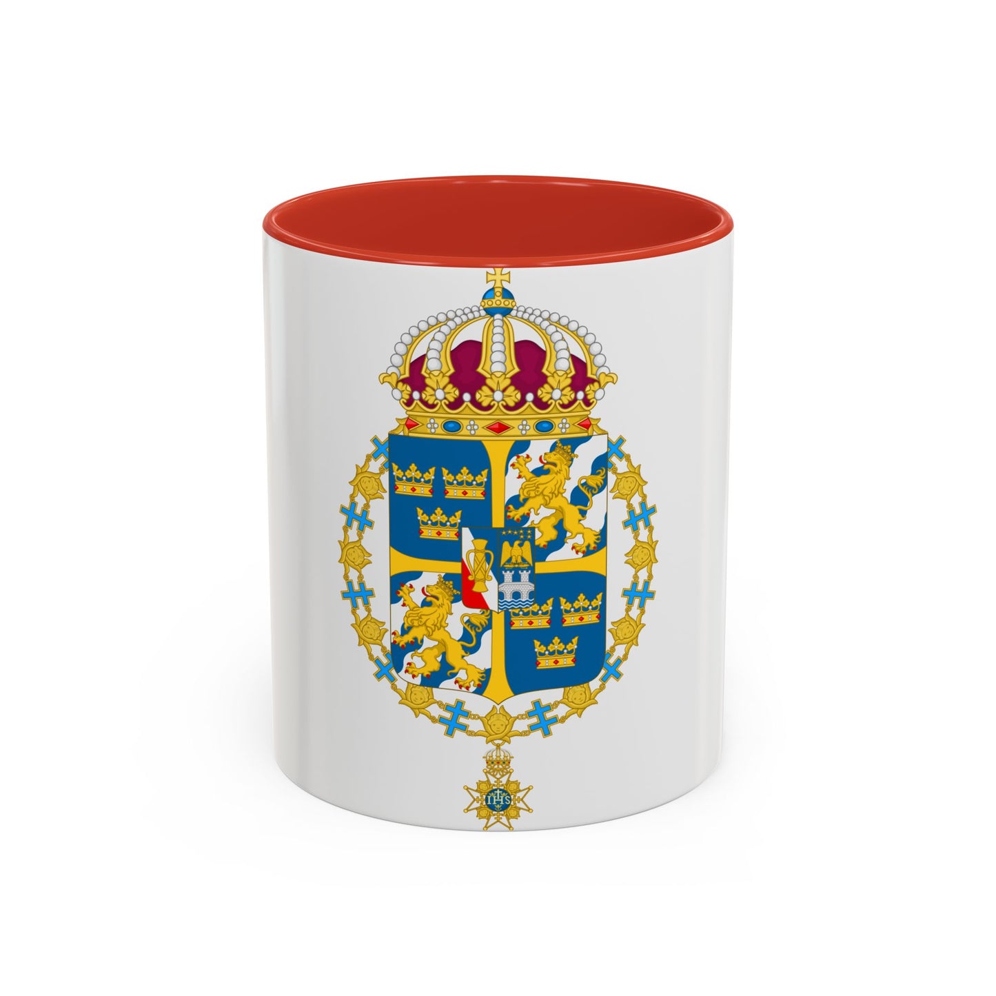 Great coat of arms of Sweden 3 - Accent Coffee Mug