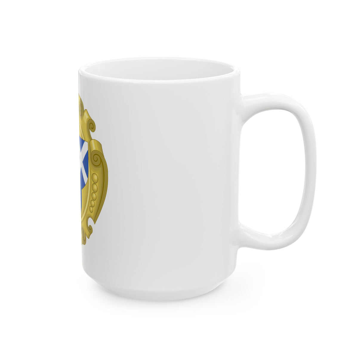 Coat of Arms of the Commonwealth of England, Scotland and Ireland - White Coffee Mug