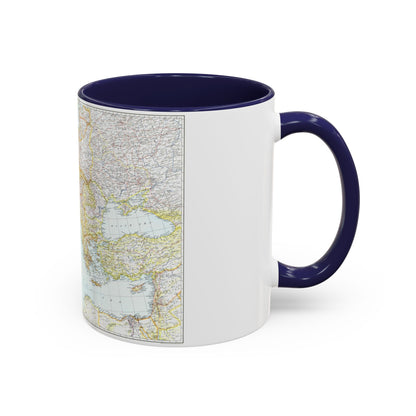 Mediterranean as of September 1 (1939) (Map) Accent Coffee Mug