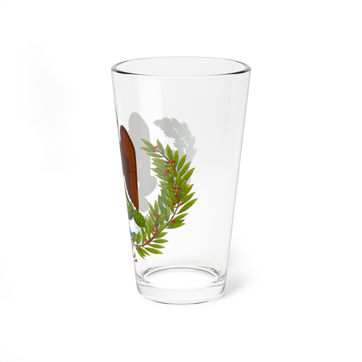 Escudo Nacional de los Estados Unidos Mexicanos 1824-1918 (Mexico) (Coat of Arms) Pint Glass 16oz