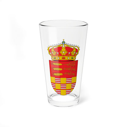 Escudo de Aldearrubia (Spain) (Coat of Arms) Pint Glass 16oz