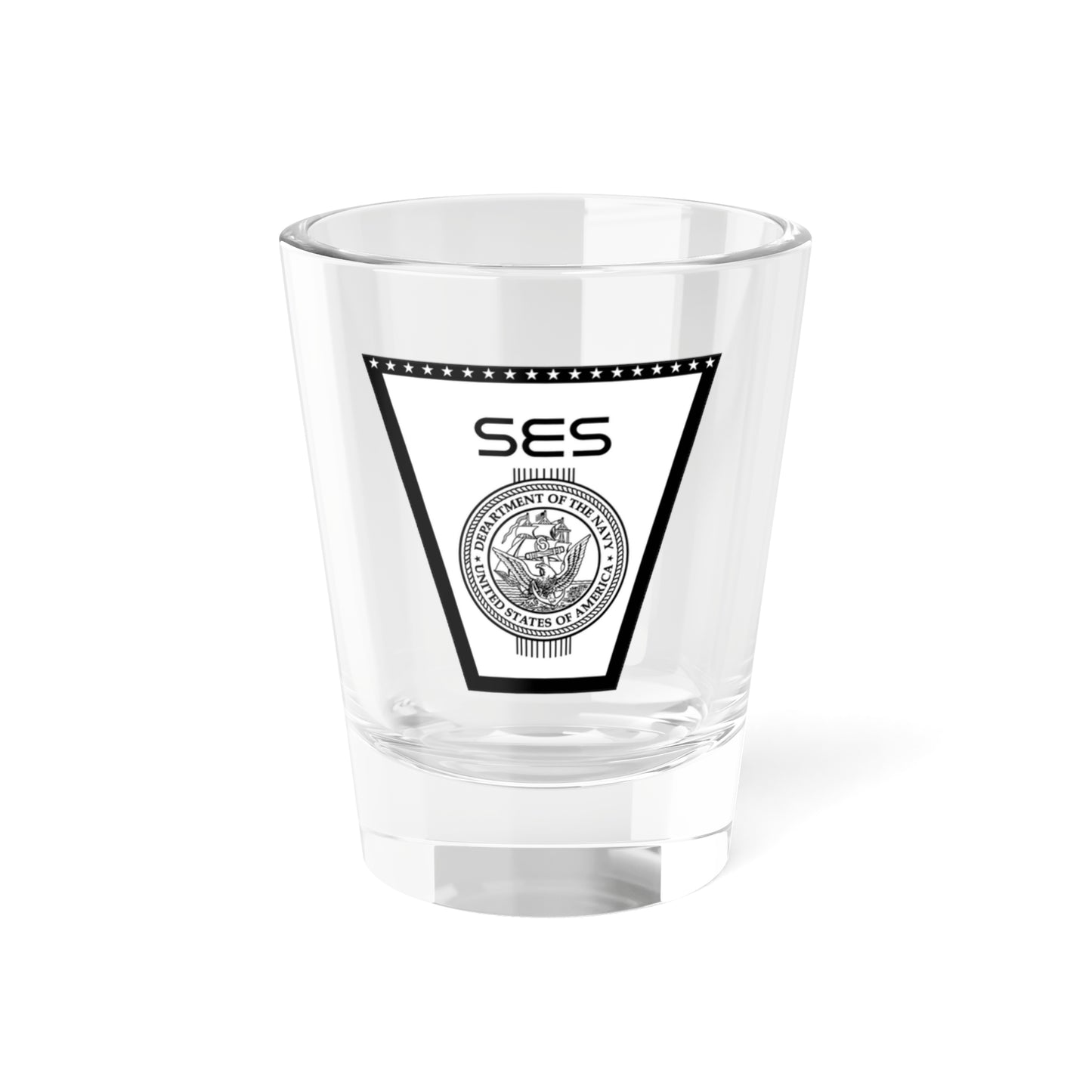 SES (U.S. Navy) Shot Glass 1.5oz