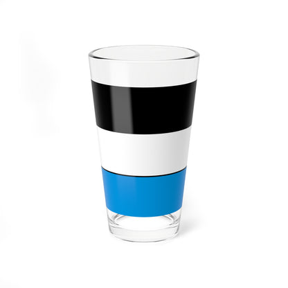 CHE Unterkulm Flag (Switzerland) Pint Glass 16oz