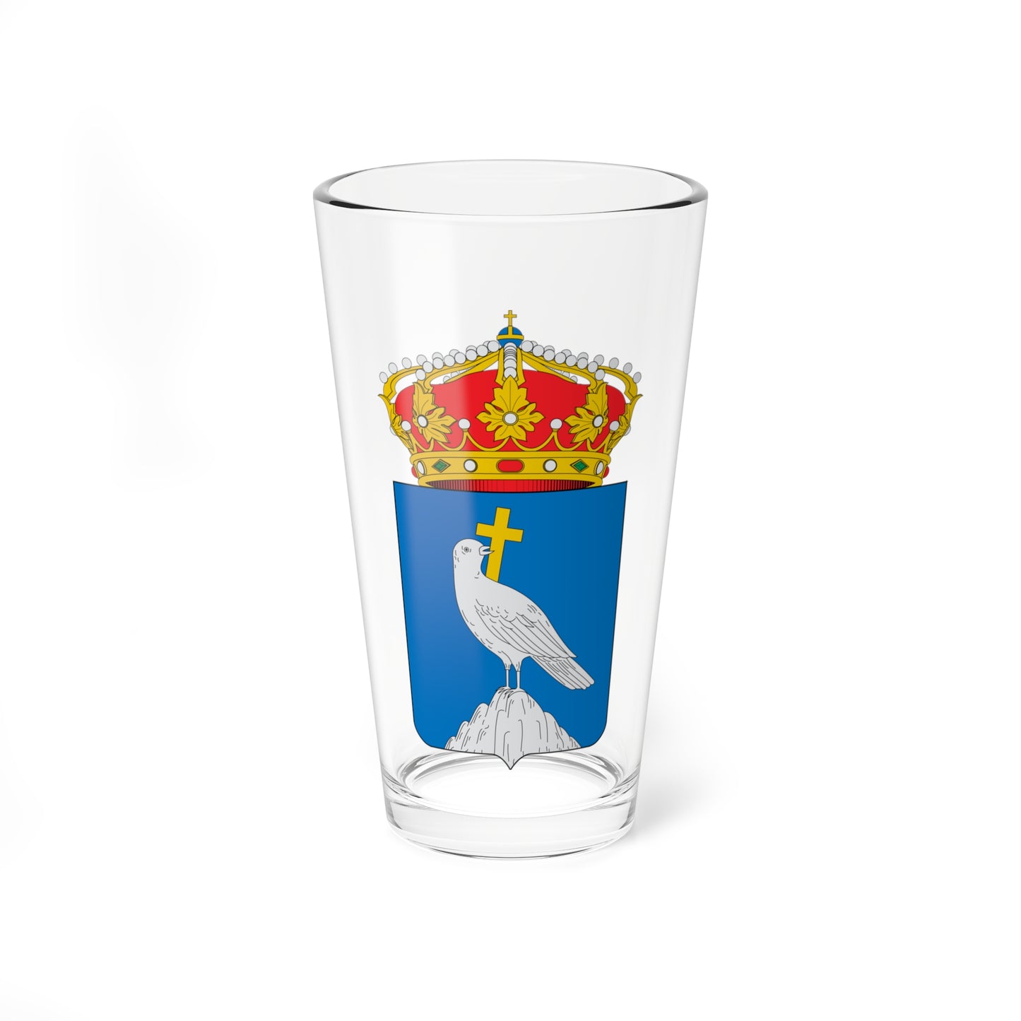 Escudo de Castejón de Valdejasa (Spain) (Coat of Arms) Pint Glass 16oz