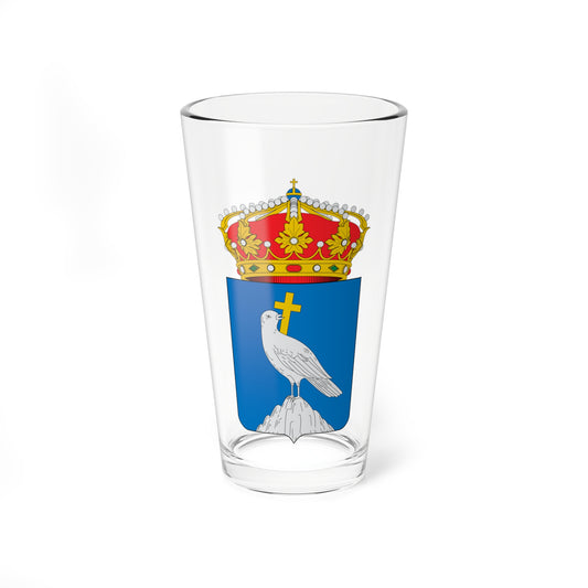 Escudo de Castejón de Valdejasa (Spain) (Coat of Arms) Pint Glass 16oz