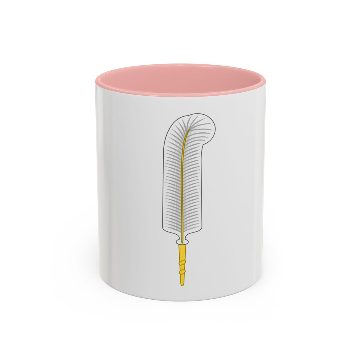 Ostrich Feather Badge - Accent Coffee Mug