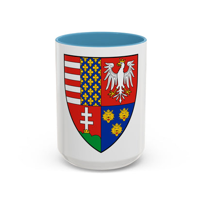 Coat of arms of Louis I of Hungary (1370) - Accent Coffee Mug