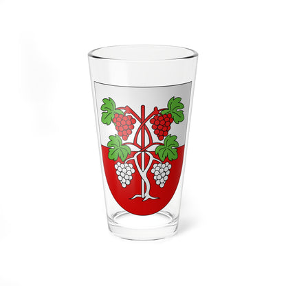Villette-coat of arms (Switzerland) (Coat of Arms) Pint Glass 16oz