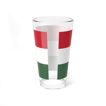 Flag of Hungary (Hungary) Pint Glass 16oz