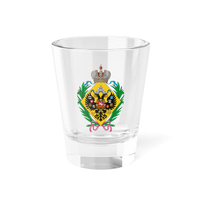 Lesser CoA of the daughters of the emperor of Russia (Russia) (Coat of Arms) Shot Glass 1.5oz