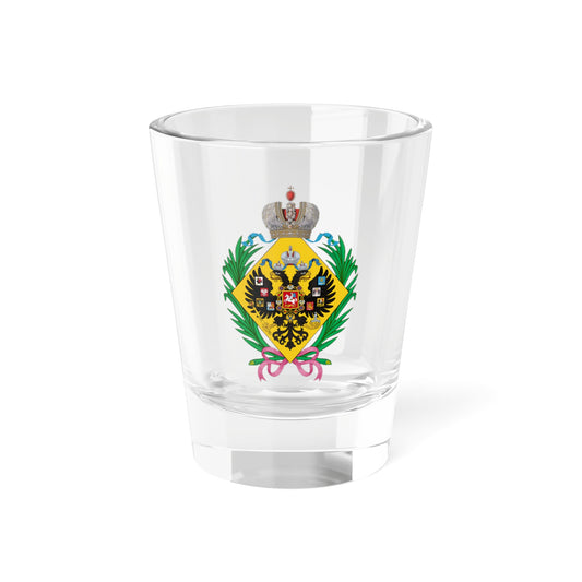 Lesser CoA of the daughters of the emperor of Russia (Russia) (Coat of Arms) Shot Glass 1.5oz