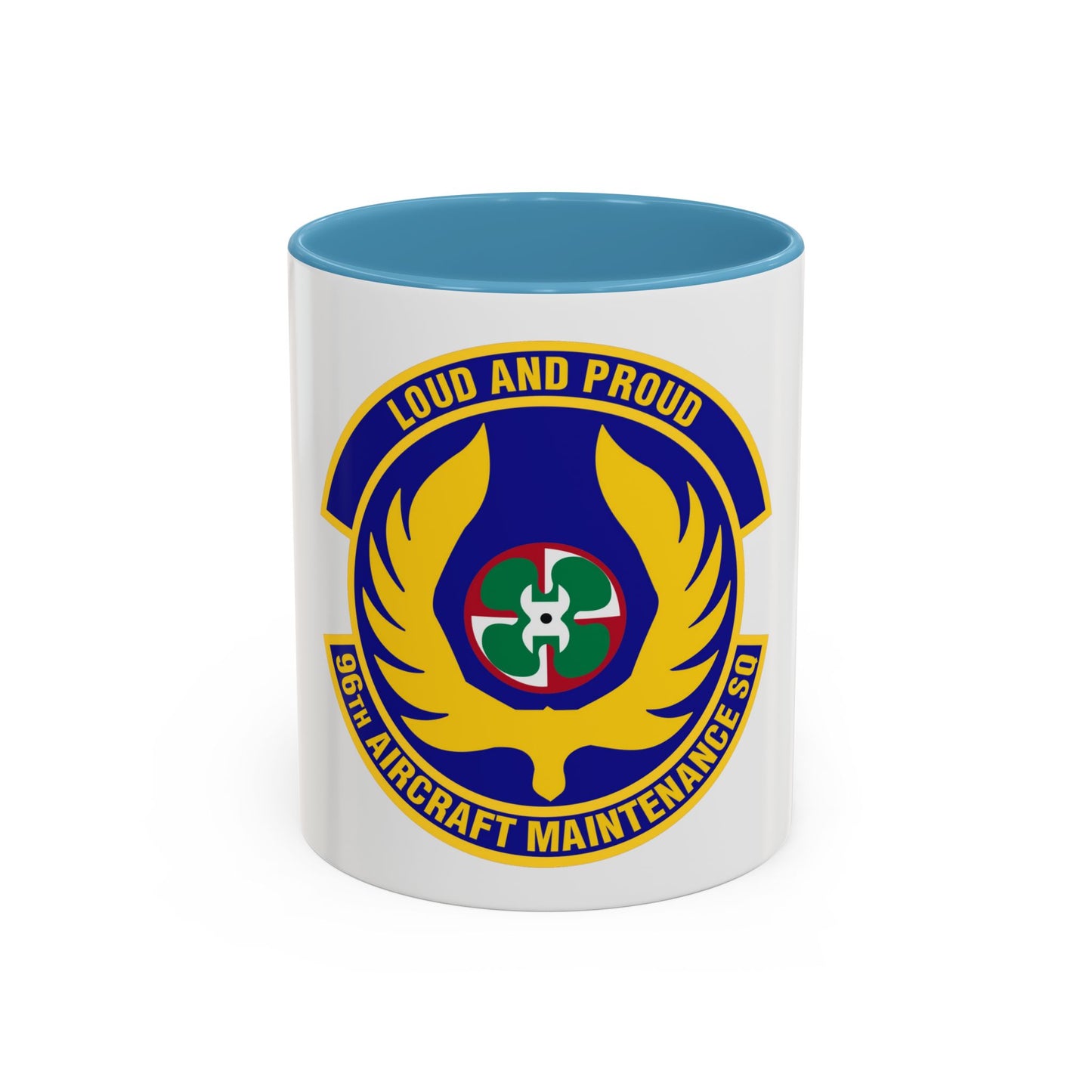 96th Aircraft Maintenance Squadron (U.S. Air Force) Accent Coffee Mug