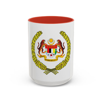 Arms of the Yang di-Pertuan Agong of Malaysia - Accent Coffee Mug