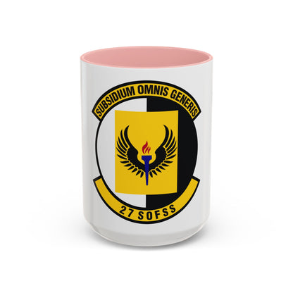 27th Special Operations Force Support Squadron (U.S. Air Force) Accent Coffee Mug